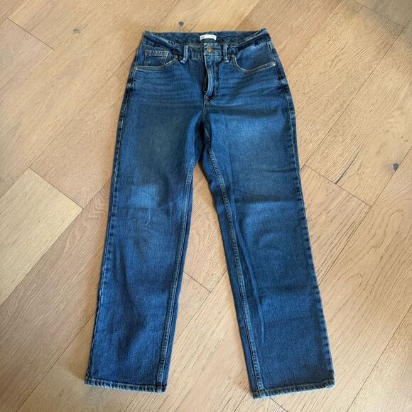 Good American Denim - Good American size 26 high rise straight leg